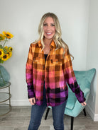 Life of the Party Ombre Flannels-110 Long Sleeves- Simply Simpson's Boutique is a Women's Online Fashion Boutique Located in Jupiter, Florida