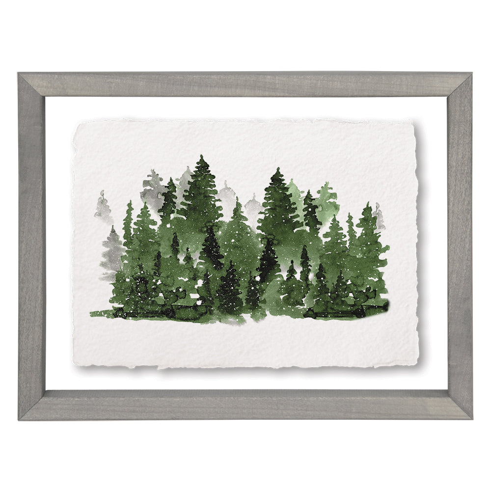 Evergreen Forest - Floating Frame Art 11 x 14 x 1.5- Simply Simpson's Boutique is a Women's Online Fashion Boutique Located in Jupiter, Florida