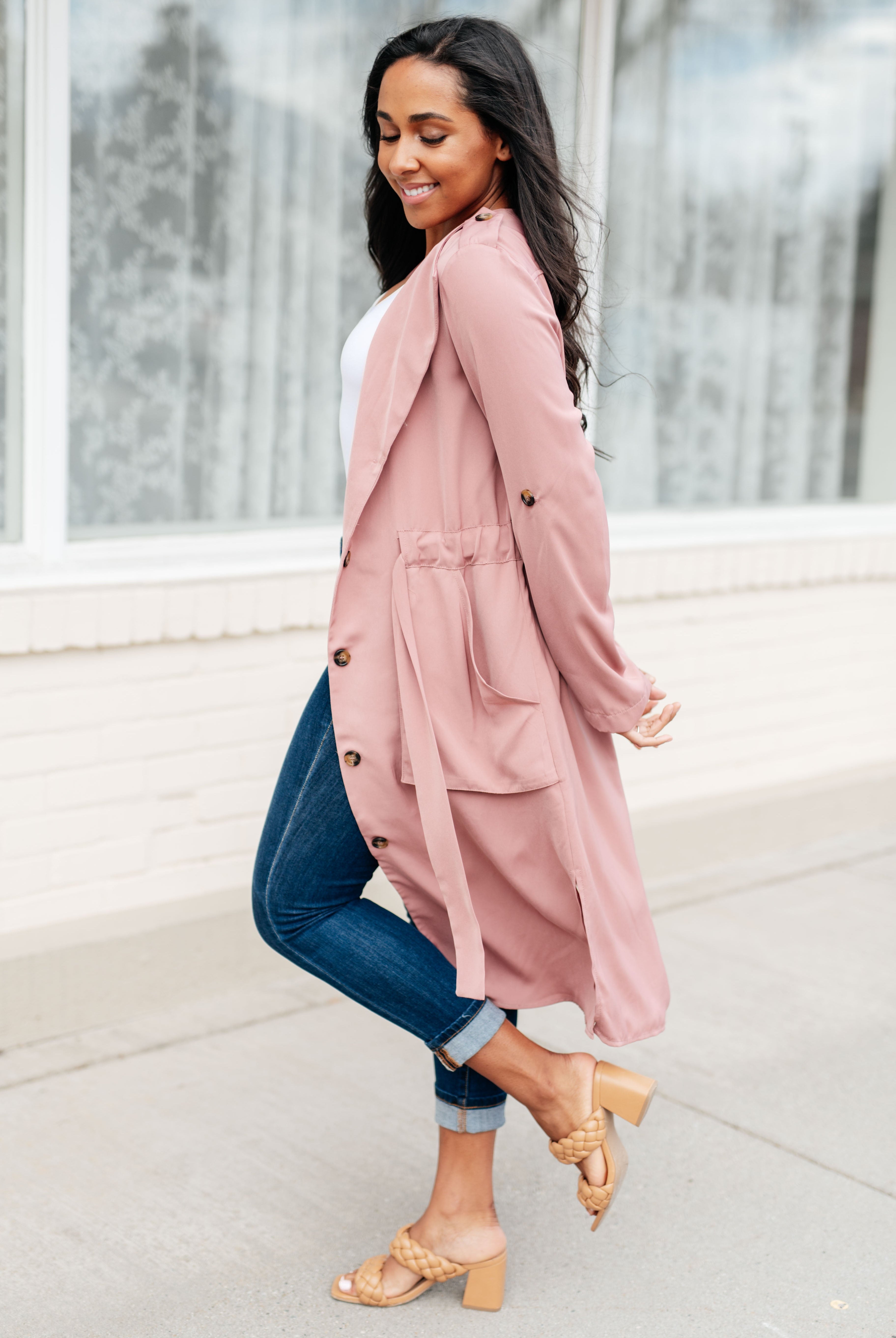 First Day Of Spring Jacket in Dusty Mauve-Outerwear- Simply Simpson's Boutique is a Women's Online Fashion Boutique Located in Jupiter, Florida
