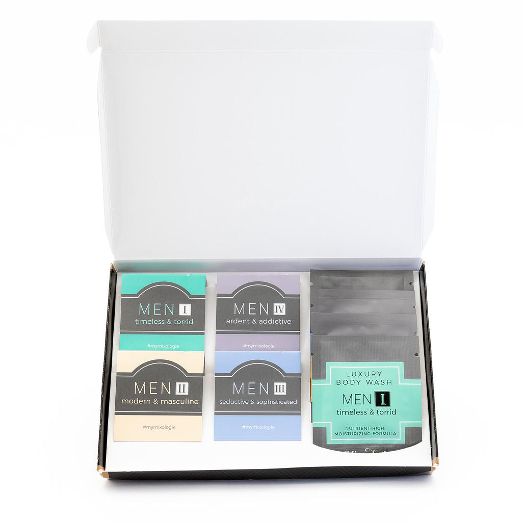 Mixologie Men's Scent Sampler Box-Gift Set- Simply Simpson's Boutique is a Women's Online Fashion Boutique Located in Jupiter, Florida