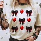 Red balloon halloween-Graphic Tee- Simply Simpson's Boutique is a Women's Online Fashion Boutique Located in Jupiter, Florida