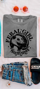 Feral Girl Summer-Graphic Tee- Simply Simpson's Boutique is a Women's Online Fashion Boutique Located in Jupiter, Florida