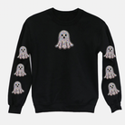 Faux sparkly patch ghosts-Graphic Tee- Simply Simpson's Boutique is a Women's Online Fashion Boutique Located in Jupiter, Florida