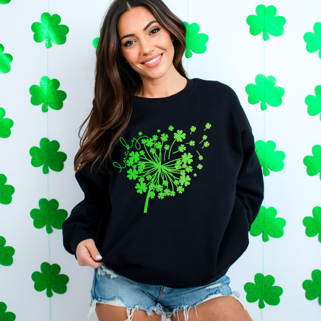 Lucky puff flower-Graphic Tee- Simply Simpson's Boutique is a Women's Online Fashion Boutique Located in Jupiter, Florida