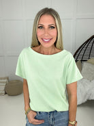 Dreamy Delight Waffle Knit Top-100 Short Sleeves- Simply Simpson's Boutique is a Women's Online Fashion Boutique Located in Jupiter, Florida