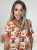 Shirley & Stone Fall Harvest Pajama Dresses-220 Lounge wear/Pajamas- Simply Simpson's Boutique is a Women's Online Fashion Boutique Located in Jupiter, Florida