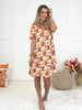 Shirley & Stone Fall Harvest Pajama Dresses-220 Lounge wear/Pajamas- Simply Simpson's Boutique is a Women's Online Fashion Boutique Located in Jupiter, Florida
