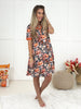 Shirley & Stone Fall Harvest Pajama Dresses-220 Lounge wear/Pajamas- Simply Simpson's Boutique is a Women's Online Fashion Boutique Located in Jupiter, Florida