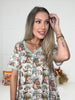 Shirley & Stone Fall Harvest Pajama Dresses-220 Lounge wear/Pajamas- Simply Simpson's Boutique is a Women's Online Fashion Boutique Located in Jupiter, Florida