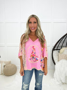 POL Peace & Flowers Top-100 Short Sleeves- Simply Simpson's Boutique is a Women's Online Fashion Boutique Located in Jupiter, Florida