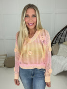 Spiced Peach Open Knit Top-150 Sweaters- Simply Simpson's Boutique is a Women's Online Fashion Boutique Located in Jupiter, Florida