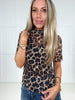 Wild One Leopard Mesh Top-100 Short Sleeves- Simply Simpson's Boutique is a Women's Online Fashion Boutique Located in Jupiter, Florida