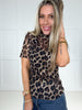 Wild One Leopard Mesh Top-100 Short Sleeves- Simply Simpson's Boutique is a Women's Online Fashion Boutique Located in Jupiter, Florida