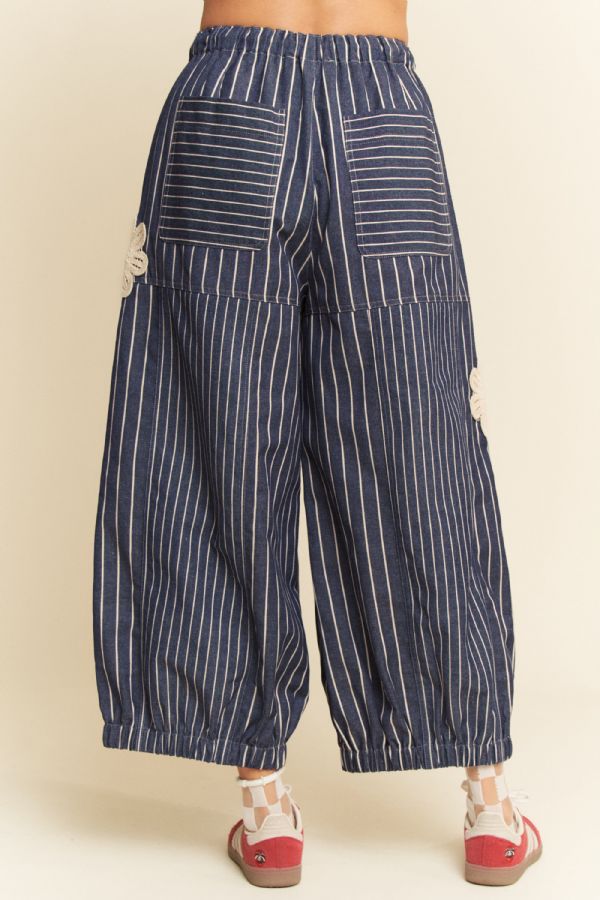 Free Spirit Butterfly Barrel Pants
