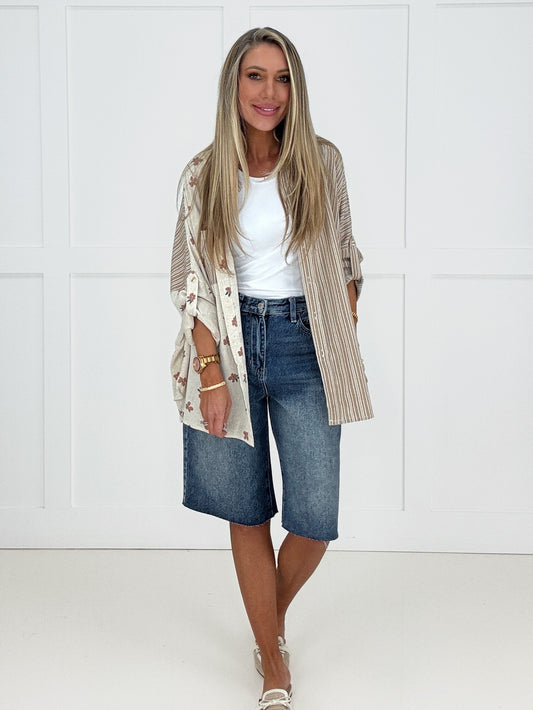 Judy Blue Magic Cutoff Jorts-190 Skirts/Shorts- Simply Simpson's Boutique is a Women's Online Fashion Boutique Located in Jupiter, Florida