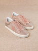Peach Crown Jewel Sneakers-260 Shoes- Simply Simpson's Boutique is a Women's Online Fashion Boutique Located in Jupiter, Florida
