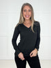 Jenna V-Neck Long Sleeve Top-110 Long Sleeves- Simply Simpson's Boutique is a Women's Online Fashion Boutique Located in Jupiter, Florida