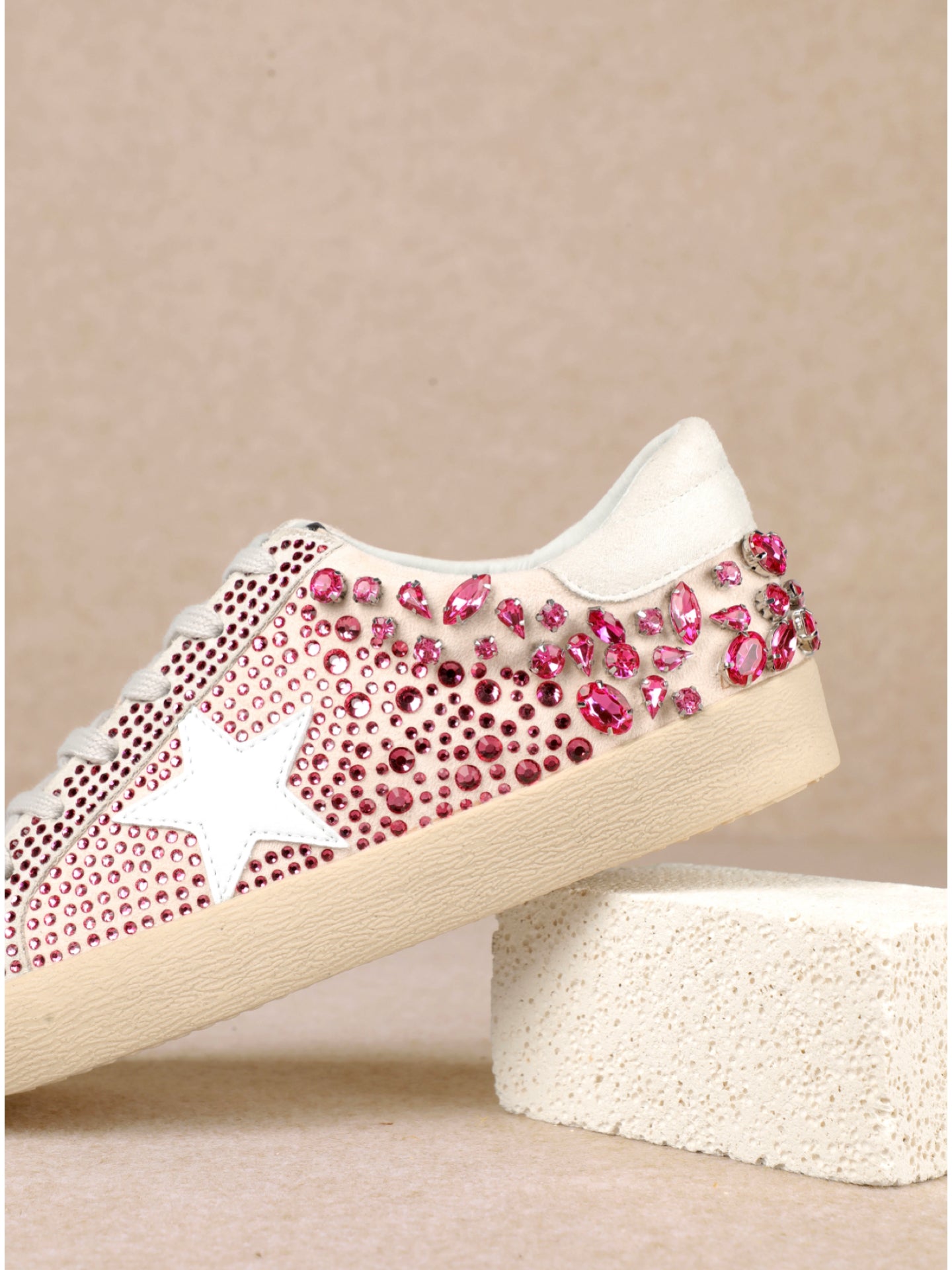 Magenta Crown Jewel Sneakers-260 Shoes- Simply Simpson's Boutique is a Women's Online Fashion Boutique Located in Jupiter, Florida