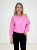 Pink Wink Scuba Sweatshirt-150 Sweaters- Simply Simpson's Boutique is a Women's Online Fashion Boutique Located in Jupiter, Florida