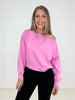 Pink Wink Scuba Sweatshirt-150 Sweaters- Simply Simpson's Boutique is a Women's Online Fashion Boutique Located in Jupiter, Florida