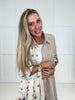 Floral Print And Stripes Button Down Top-110 Long Sleeves- Simply Simpson's Boutique is a Women's Online Fashion Boutique Located in Jupiter, Florida