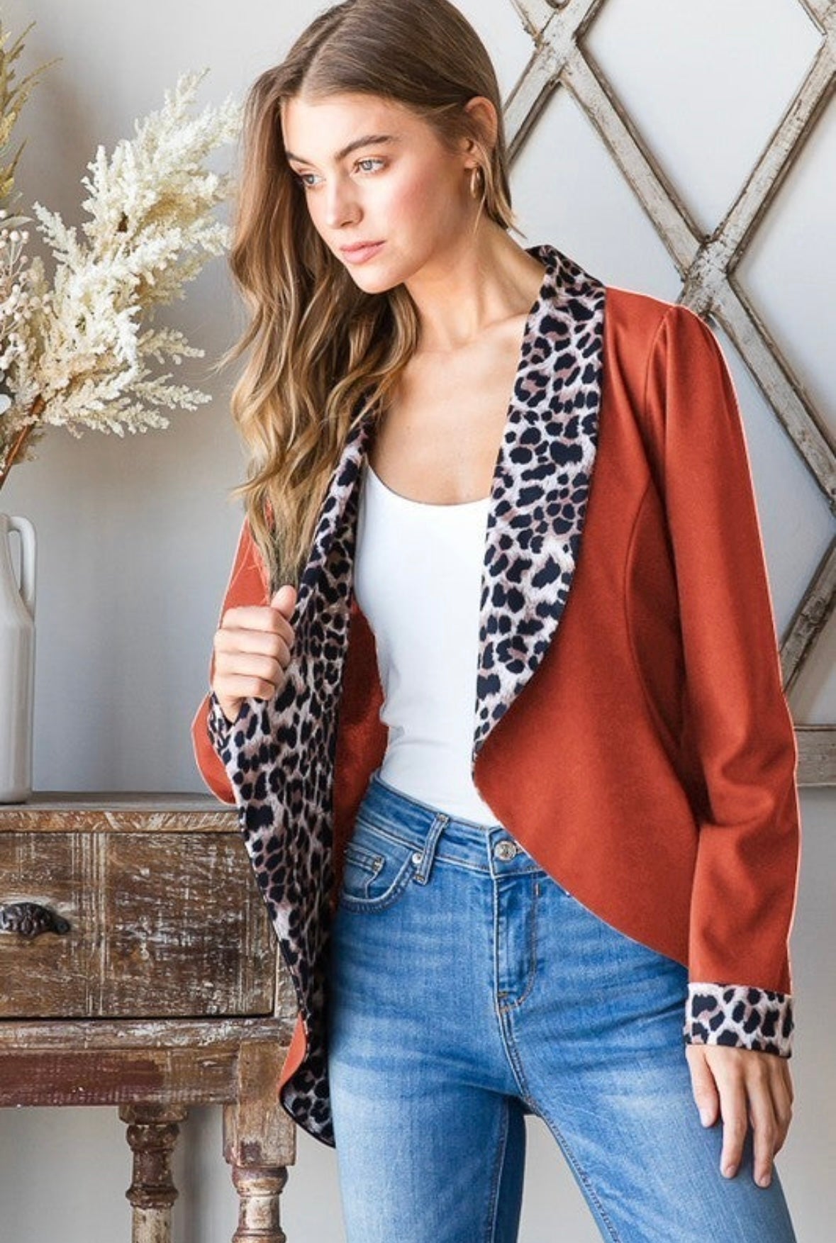Rust Wild Side Blazer