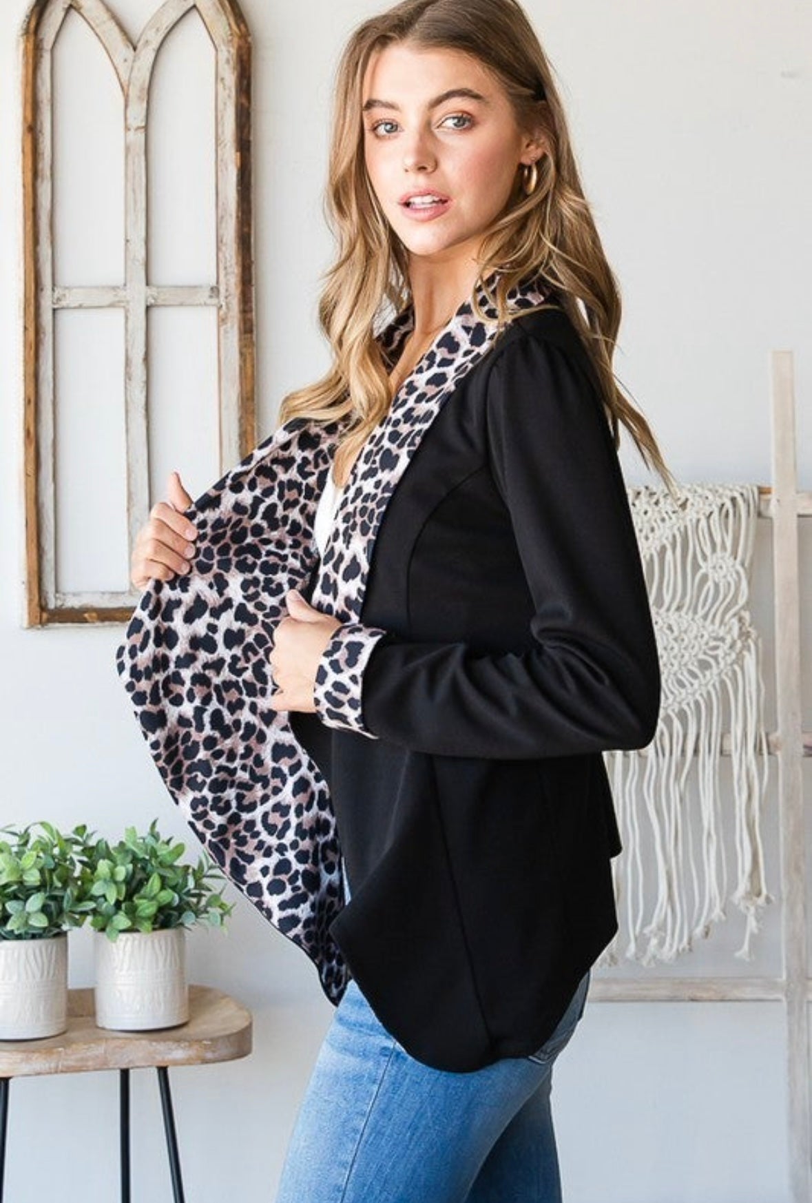 Black Wild Side Blazer