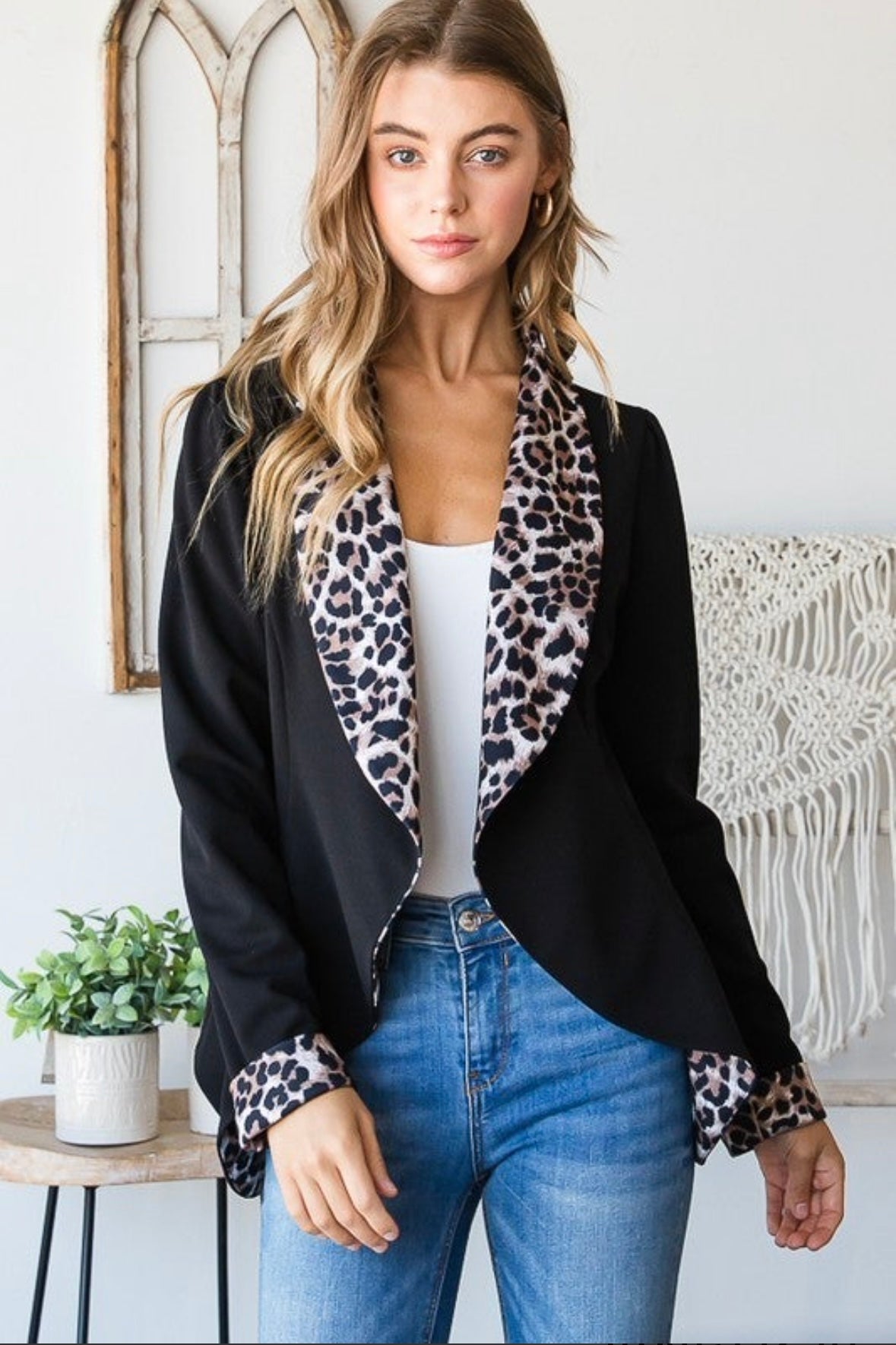 Black Wild Side Blazer