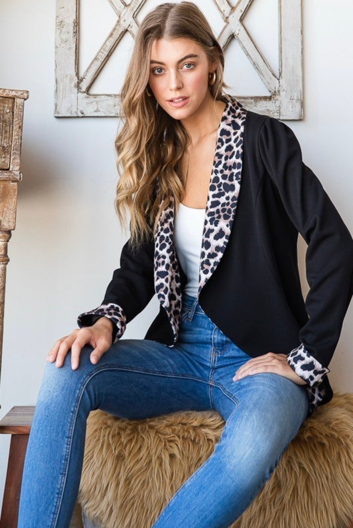 Black Wild Side Blazer