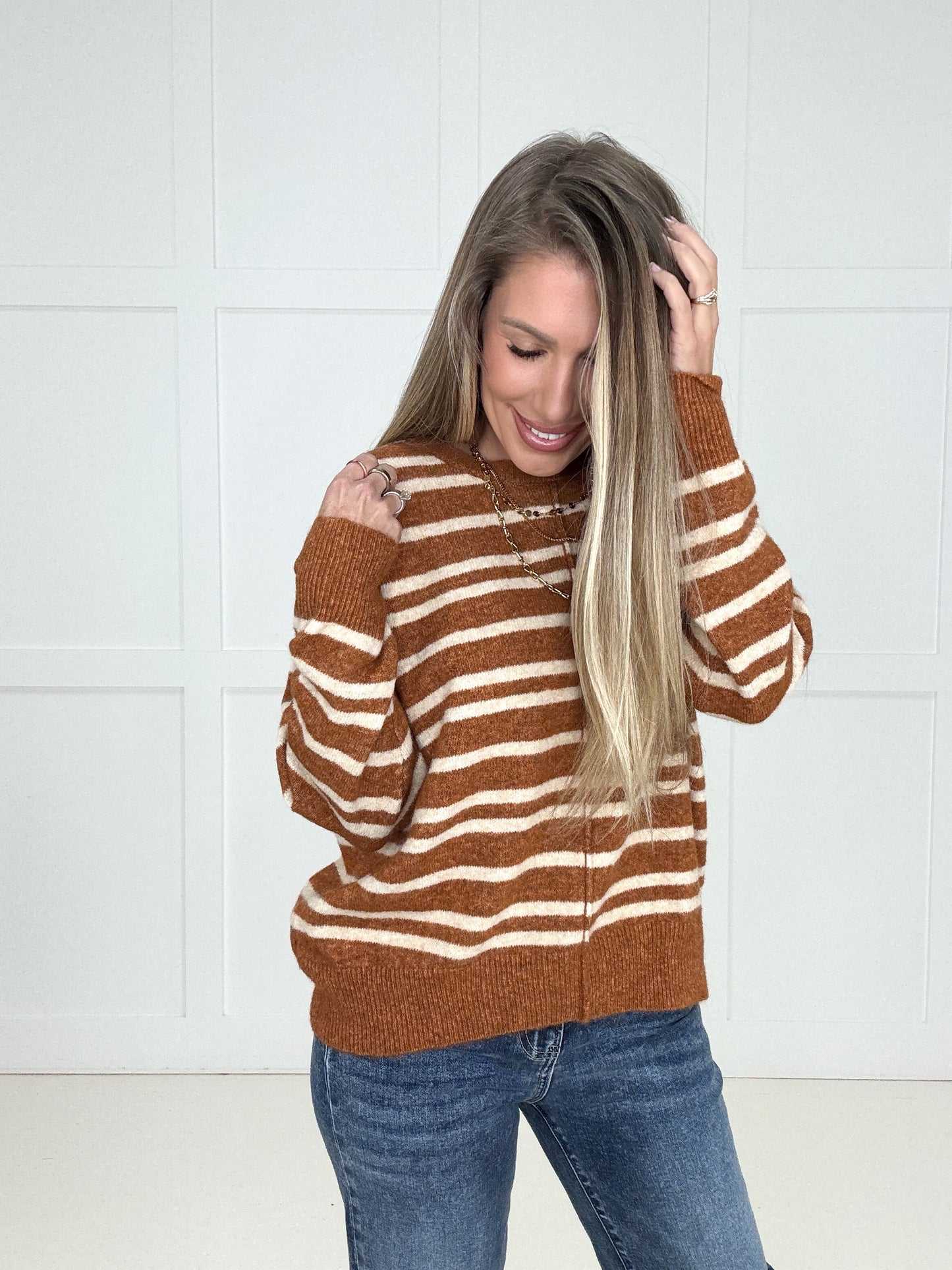 Cinnamon Stroll Sweater-150 Sweaters- Simply Simpson's Boutique is a Women's Online Fashion Boutique Located in Jupiter, Florida