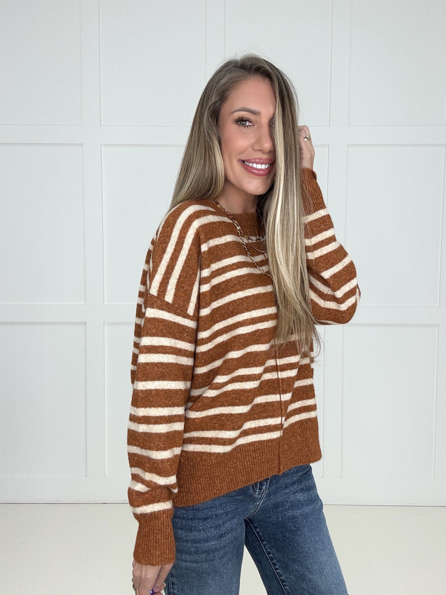 Cinnamon Stroll Sweater-150 Sweaters- Simply Simpson's Boutique is a Women's Online Fashion Boutique Located in Jupiter, Florida