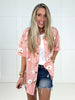Blushing Blooms Short Sleeve Button Down Top-100 Short Sleeves- Simply Simpson's Boutique is a Women's Online Fashion Boutique Located in Jupiter, Florida