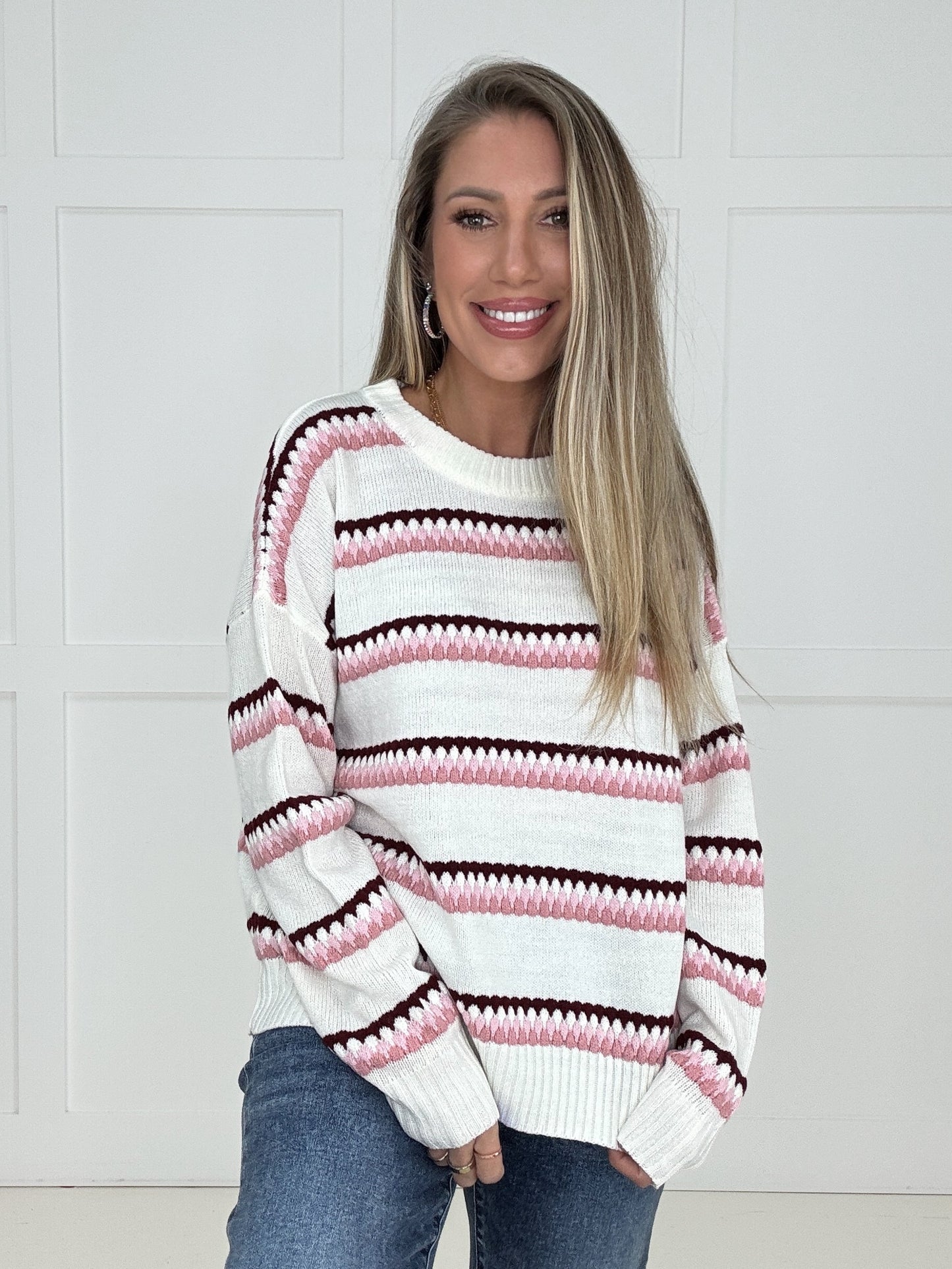 Sweet Romance Sweater-150 Sweaters- Simply Simpson's Boutique is a Women's Online Fashion Boutique Located in Jupiter, Florida