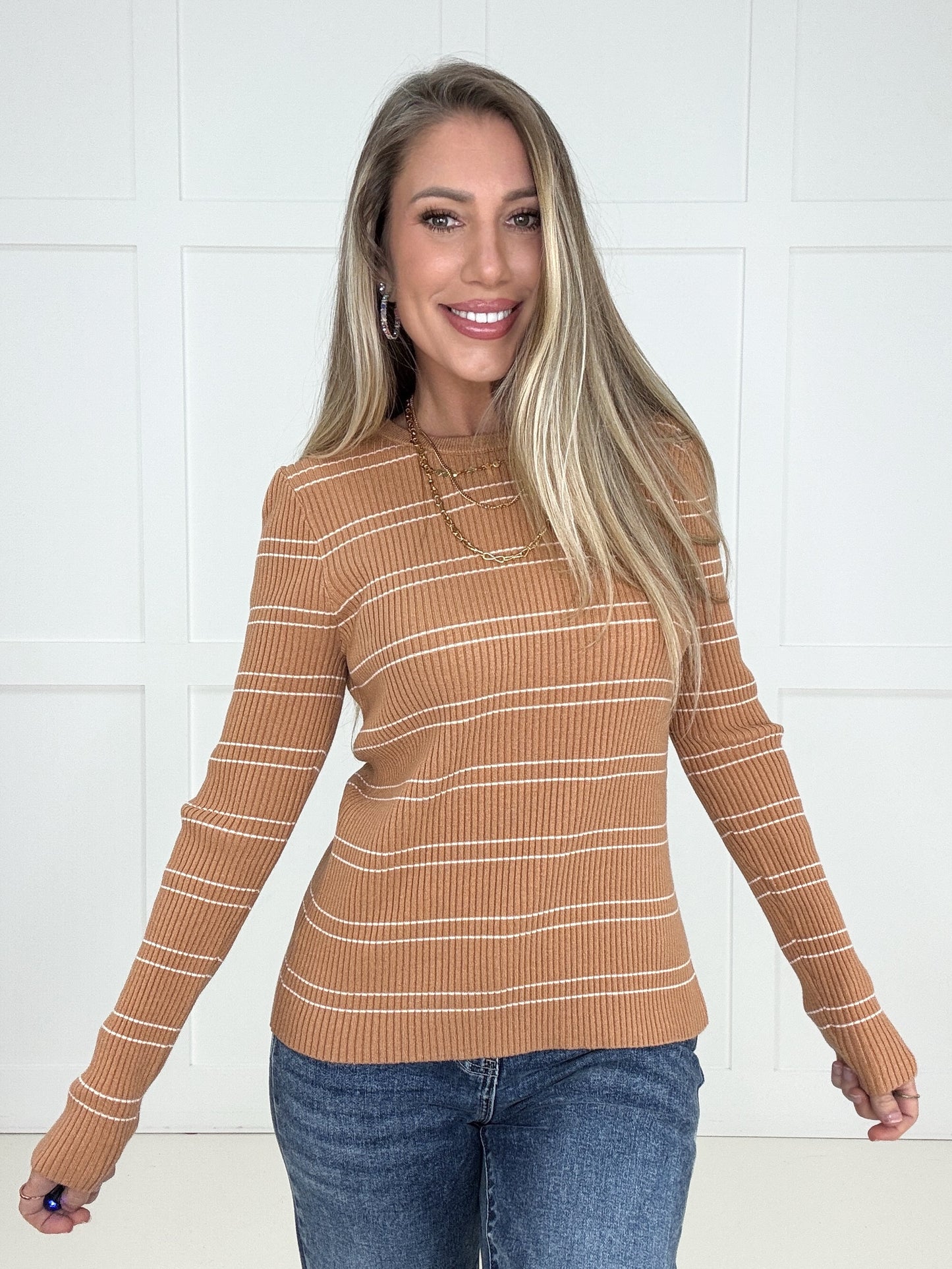 Caramel Latte Sweater-150 Sweaters- Simply Simpson's Boutique is a Women's Online Fashion Boutique Located in Jupiter, Florida