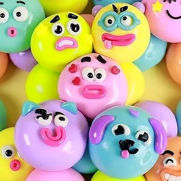DIY Jumbo Emoticon Squishy (Assorted Colors)