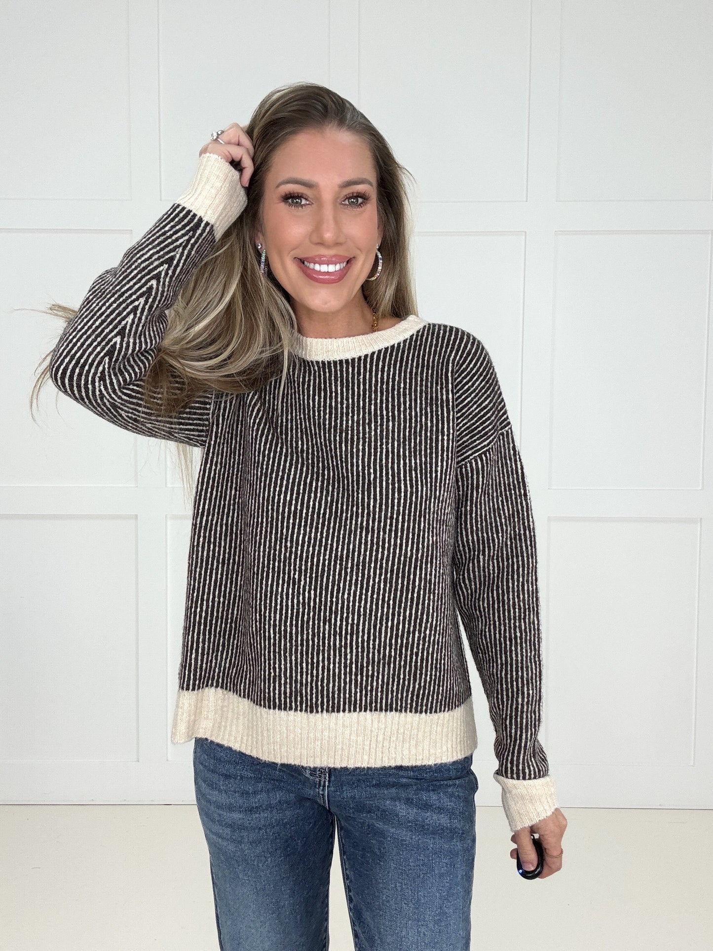 Fireside Ribbed Sweater-150 Sweaters- Simply Simpson's Boutique is a Women's Online Fashion Boutique Located in Jupiter, Florida