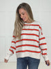 Sunset Stripe Sweater-150 Sweaters- Simply Simpson's Boutique is a Women's Online Fashion Boutique Located in Jupiter, Florida