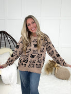 Artsy Cat & Dog Sweater-150 Sweaters- Simply Simpson's Boutique is a Women's Online Fashion Boutique Located in Jupiter, Florida