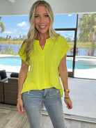 (Multiple Colors) Dear Scarlett Short Sleeve Lizzy-100 Short Sleeves- Simply Simpson's Boutique is a Women's Online Fashion Boutique Located in Jupiter, Florida