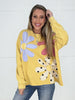Sunshine Petal Patch Pullover