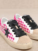 Hot Pink Checkmate Superstar Sneakers