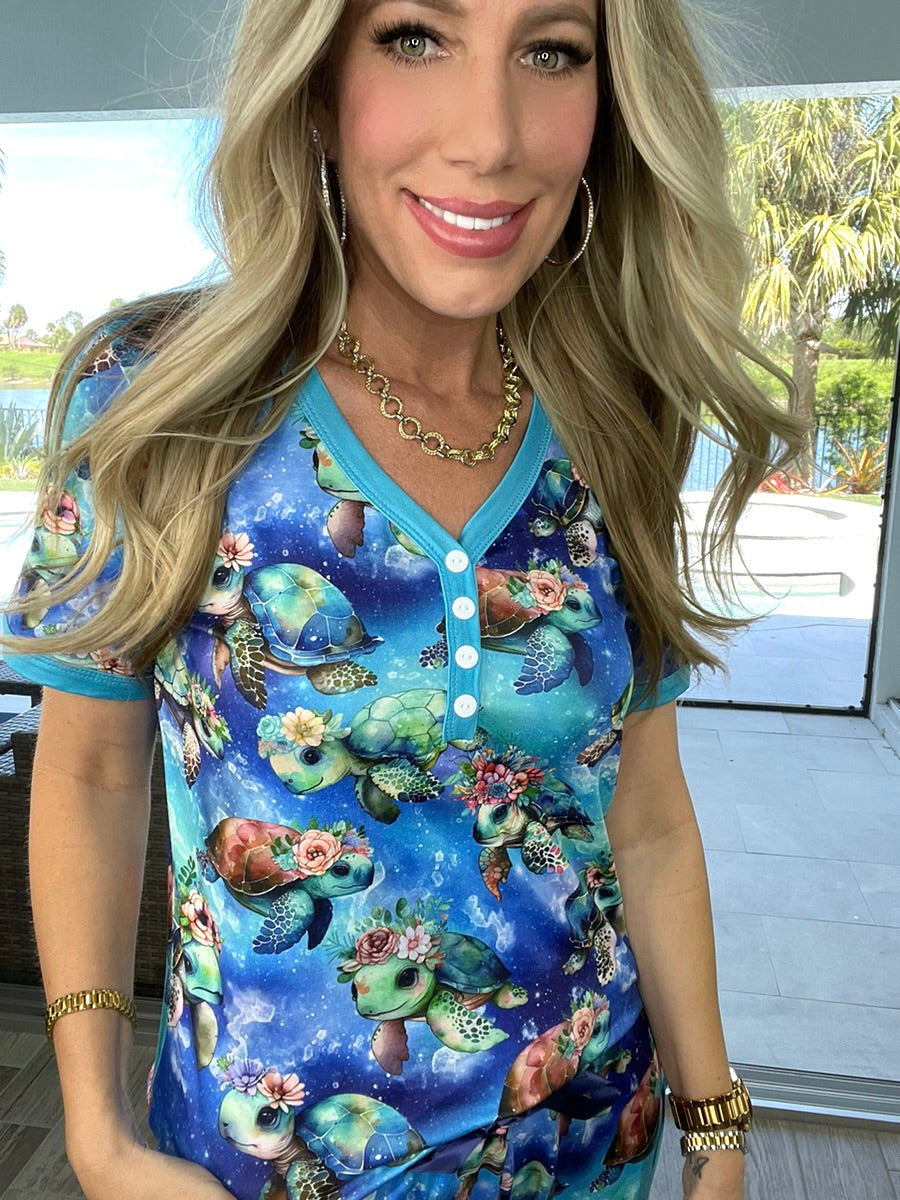 Preorder Shirley & Stone Short Sleeve Shorts Pajamas(ETA March)-220 Lounge wear/Pajamas- Simply Simpson's Boutique is a Women's Online Fashion Boutique Located in Jupiter, Florida