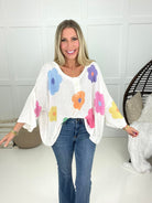 POL Daisy Dreams Knit Top-150 Sweaters- Simply Simpson's Boutique is a Women's Online Fashion Boutique Located in Jupiter, Florida