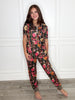 Petals & Prowl Pajamas Preorder-220 Lounge wear/Pajamas- Simply Simpson's Boutique is a Women's Online Fashion Boutique Located in Jupiter, Florida