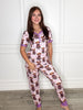 Lilac Love Highland Cow Pajamas Preorder-220 Lounge wear/Pajamas- Simply Simpson's Boutique is a Women's Online Fashion Boutique Located in Jupiter, Florida