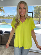 (Multiple Colors) Dear Scarlett Material Girl Short Sleeve Top-100 Short Sleeves- Simply Simpson's Boutique is a Women's Online Fashion Boutique Located in Jupiter, Florida