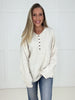 Oatmeal Sutton Henley Sweater-110 Long Sleeves- Simply Simpson's Boutique is a Women's Online Fashion Boutique Located in Jupiter, Florida