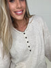 Oatmeal Sutton Henley Sweater-110 Long Sleeves- Simply Simpson's Boutique is a Women's Online Fashion Boutique Located in Jupiter, Florida
