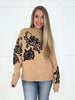 Ink and Petals Sweater-150 Sweaters- Simply Simpson's Boutique is a Women's Online Fashion Boutique Located in Jupiter, Florida