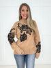 Ink and Petals Sweater-150 Sweaters- Simply Simpson's Boutique is a Women's Online Fashion Boutique Located in Jupiter, Florida